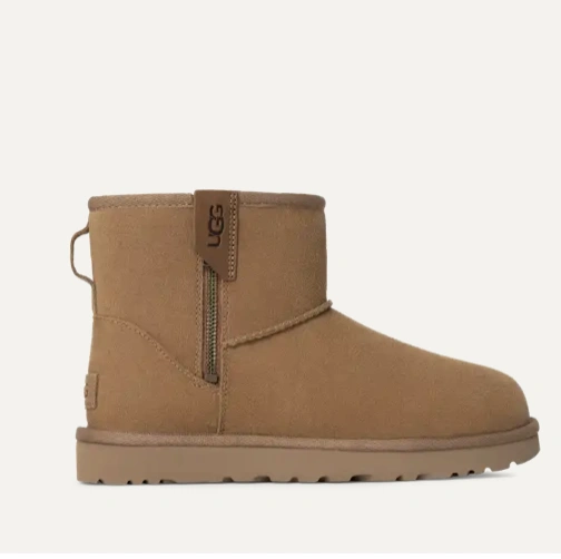 尺码超全！UGG Classic Mini Bailey Zip 雪地靴