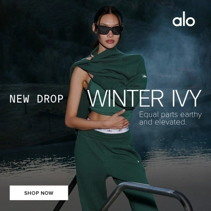 Alo Yoga：新品速递！Winter Ivy 冬日常青藤复古绿上新