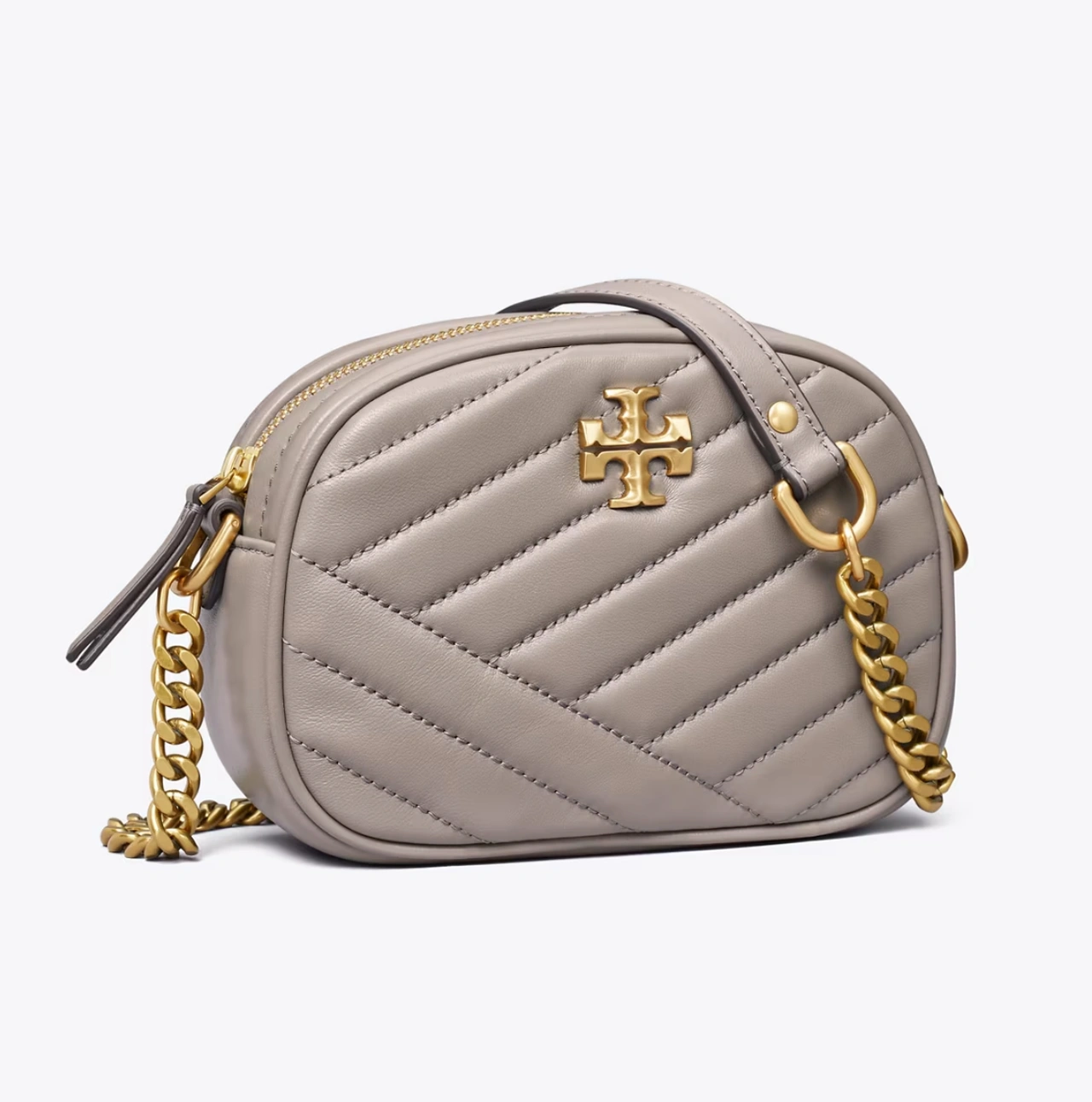 Tory Burch 汤丽柏琦 Kira Chevron 小号相机包