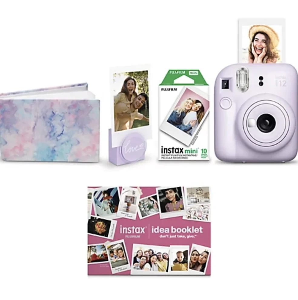 Fujifilm Instax Mini 12 套装（送相纸+电池+手带+相册+磁贴）