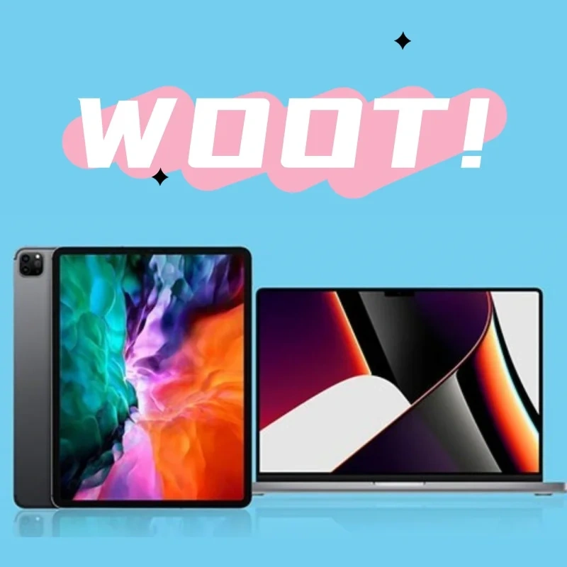 Woot: Apple iMacs, MacBooks, iPads 电脑平板特卖！全新产品低至6折