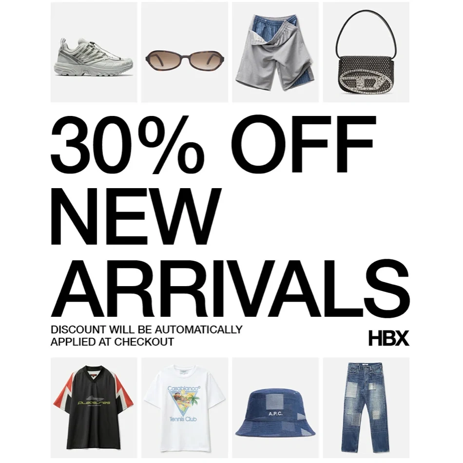 HBX：全场无门槛7折！Gentle Monster 联名款、Loewe、Lemaire 参加！