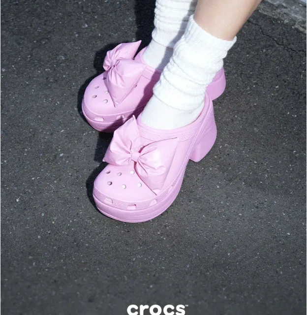 Crocs：超甜美！人鱼蝴蝶结公主鞋新品7折
