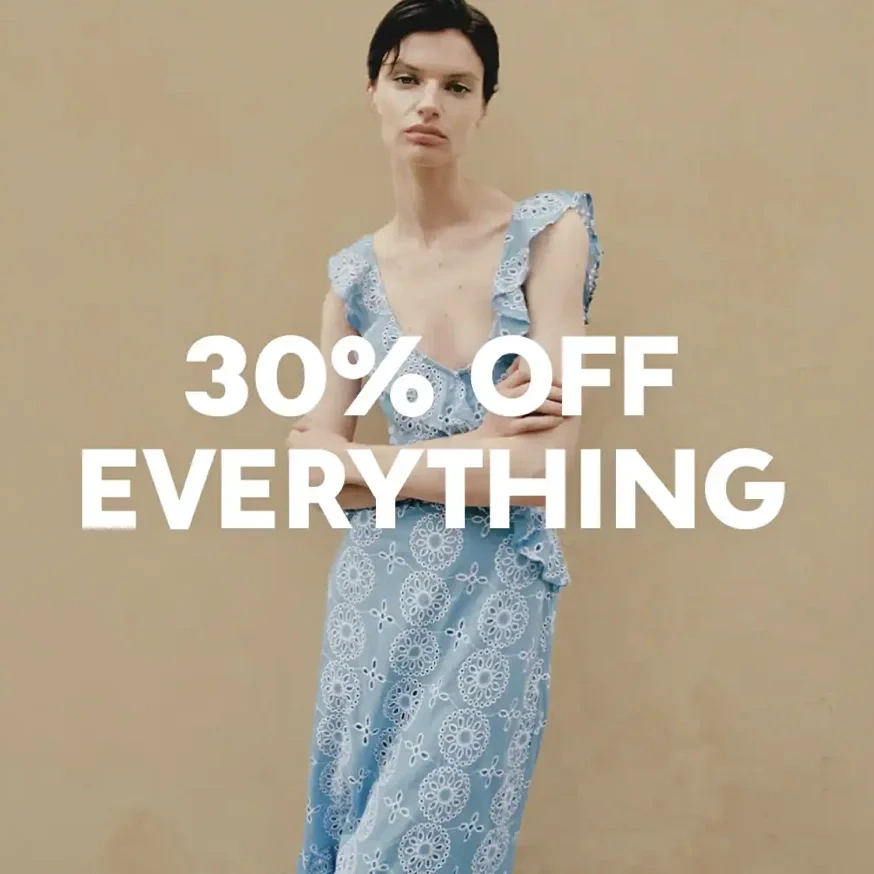 Mango：春季大促 全场额外7折 比Zara更有质感