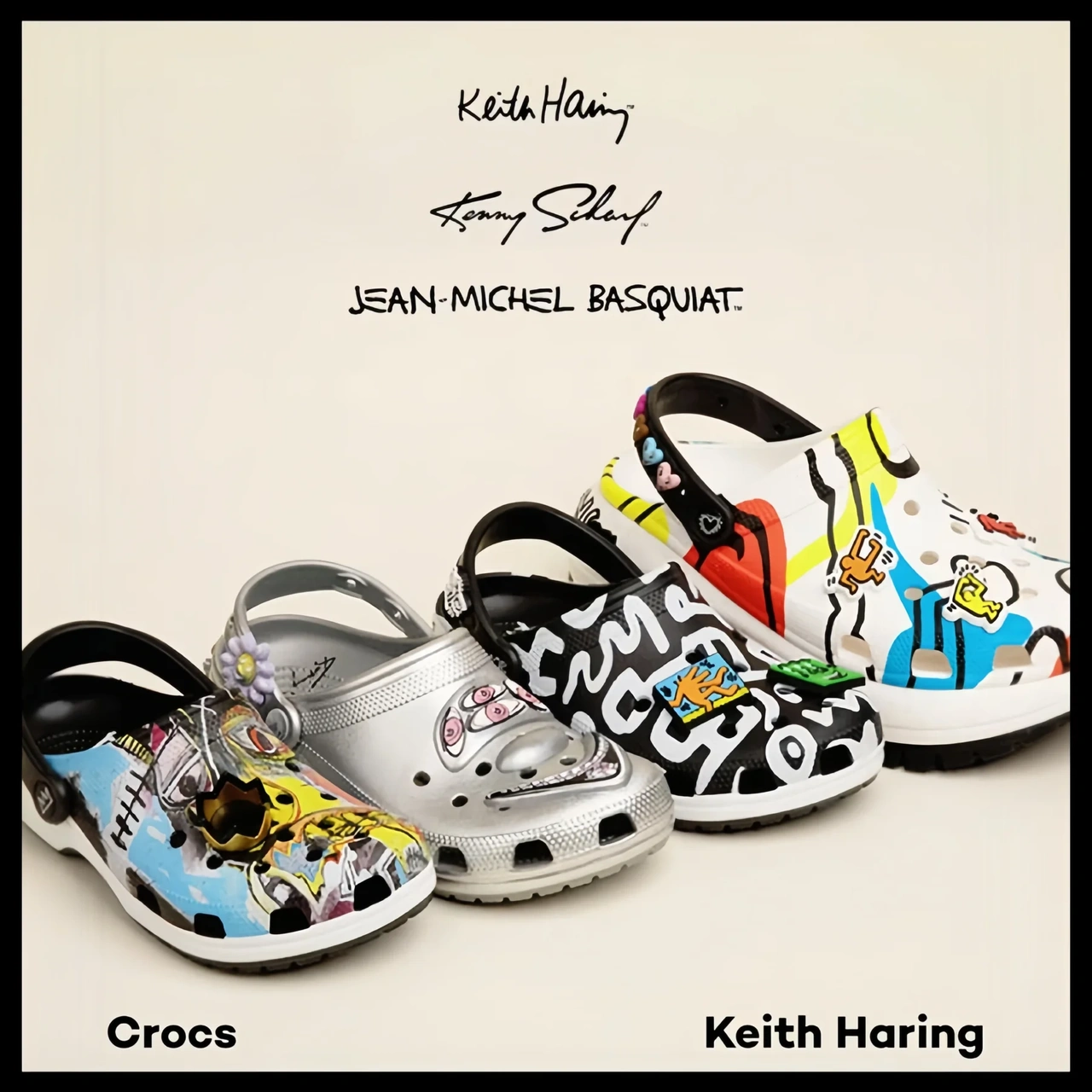 罕见！Crocs X Keith Haring 涂鸦之父联名新品大促！