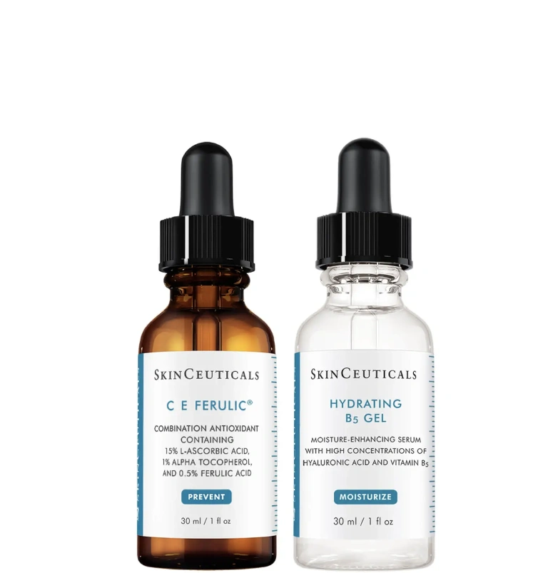 SkinCeuticals 保湿维生素 C 和透明质酸血清套装