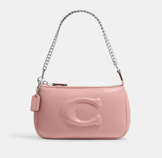6月新品！Coach 蔻驰 Nolita 19 大C Logo 麻将包