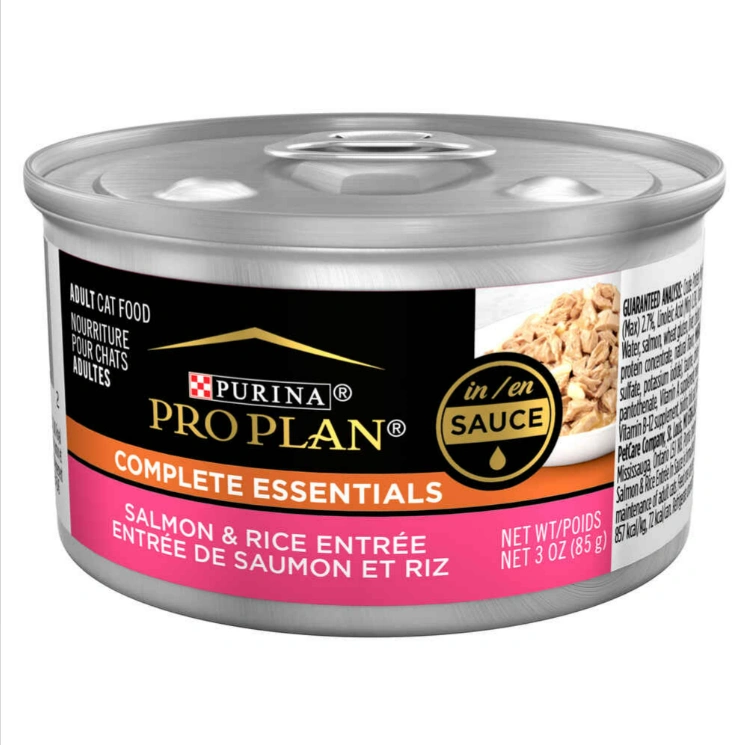 Purina Pro Plan 成猫三文鱼和大米主食湿猫粮