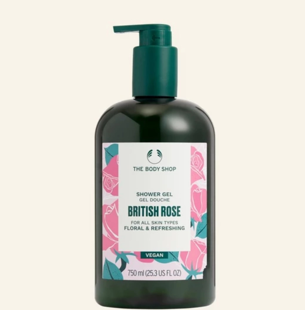 The Body Shop 玫瑰沐浴露  23.5 FL OZ