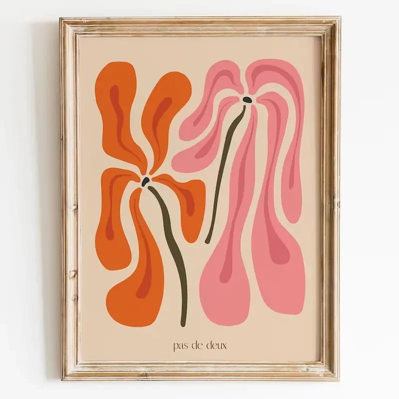 1pc 亨利-马蒂斯（Henri Matisse）家居装饰用帆布壁画