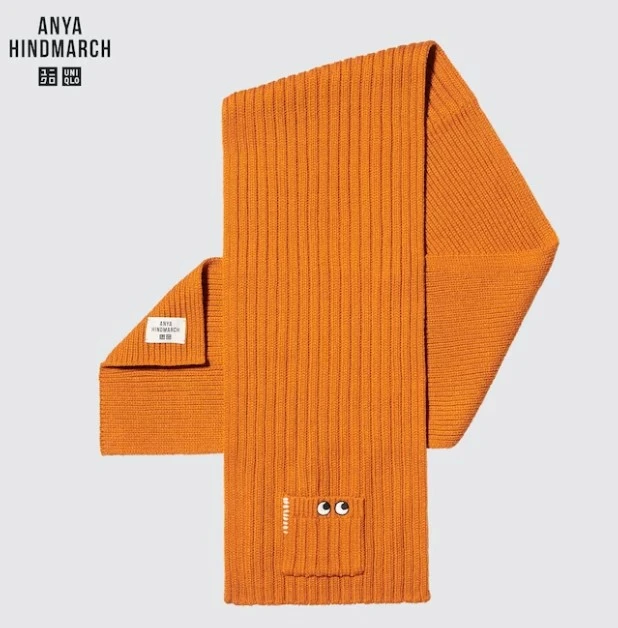 Uniqlo x Anya Hindmarch HEATTECH 针织围巾