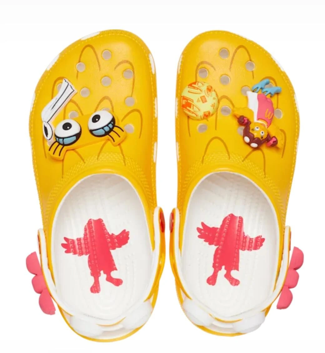 Crocs x 麦当劳联名大鸟洞洞鞋
