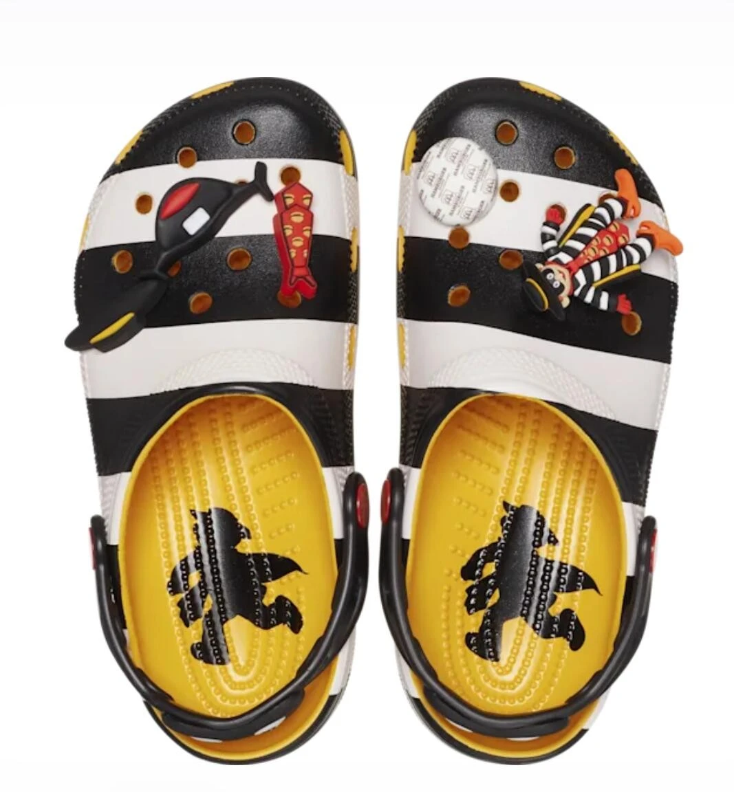 Crocs x 麦当劳联名汉堡大盗洞洞鞋