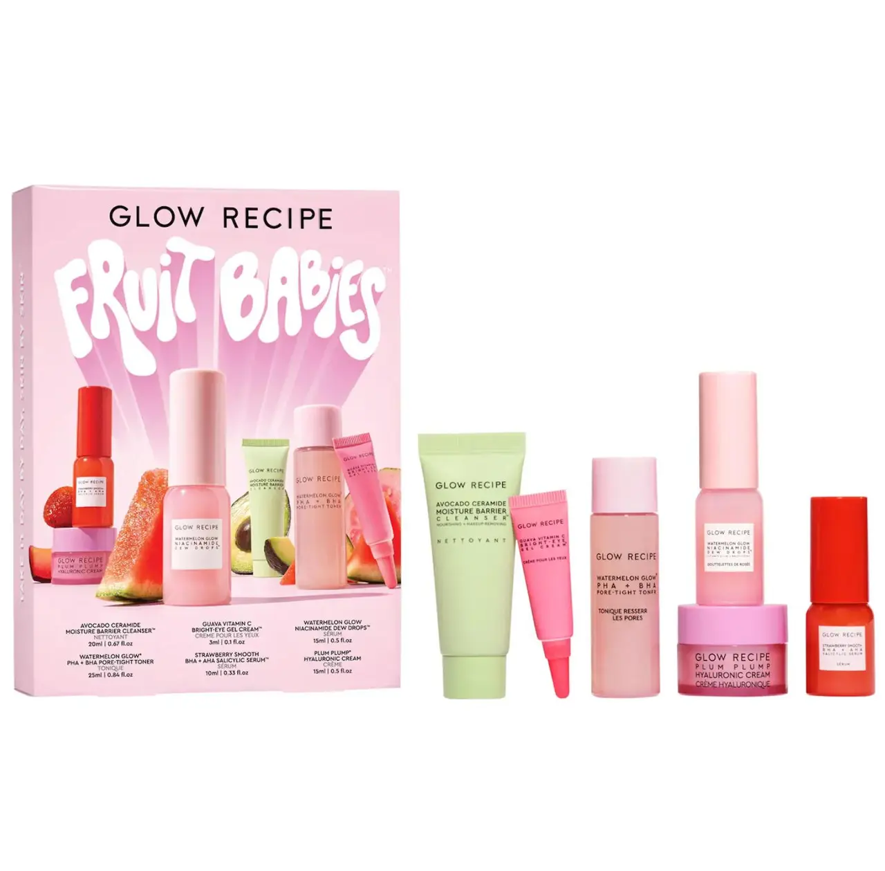 Glow Recipe Fruit Babies 热卖单品套装