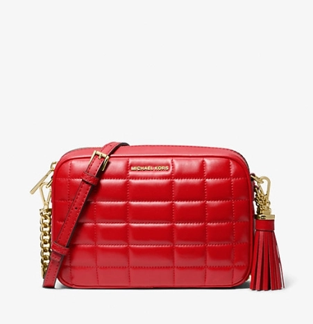 Michael Kors  Jet Set 中号绗缝皮革斜挎包