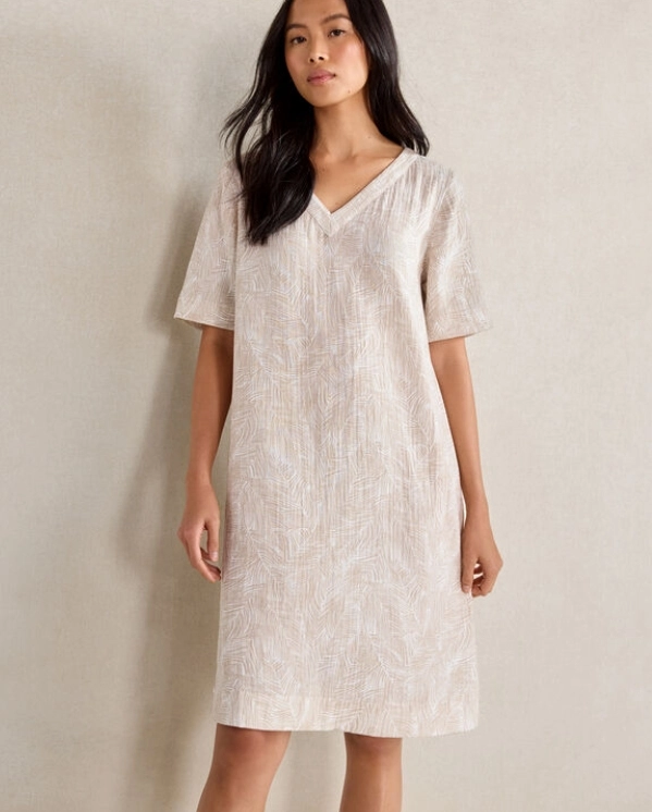 Haven Well Within 有机棉印花睡裙