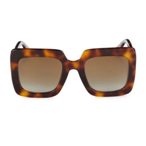 Gucci 57MM方形玳瑁墨镜