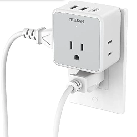 TESSAN 插座分路器 旅行必入