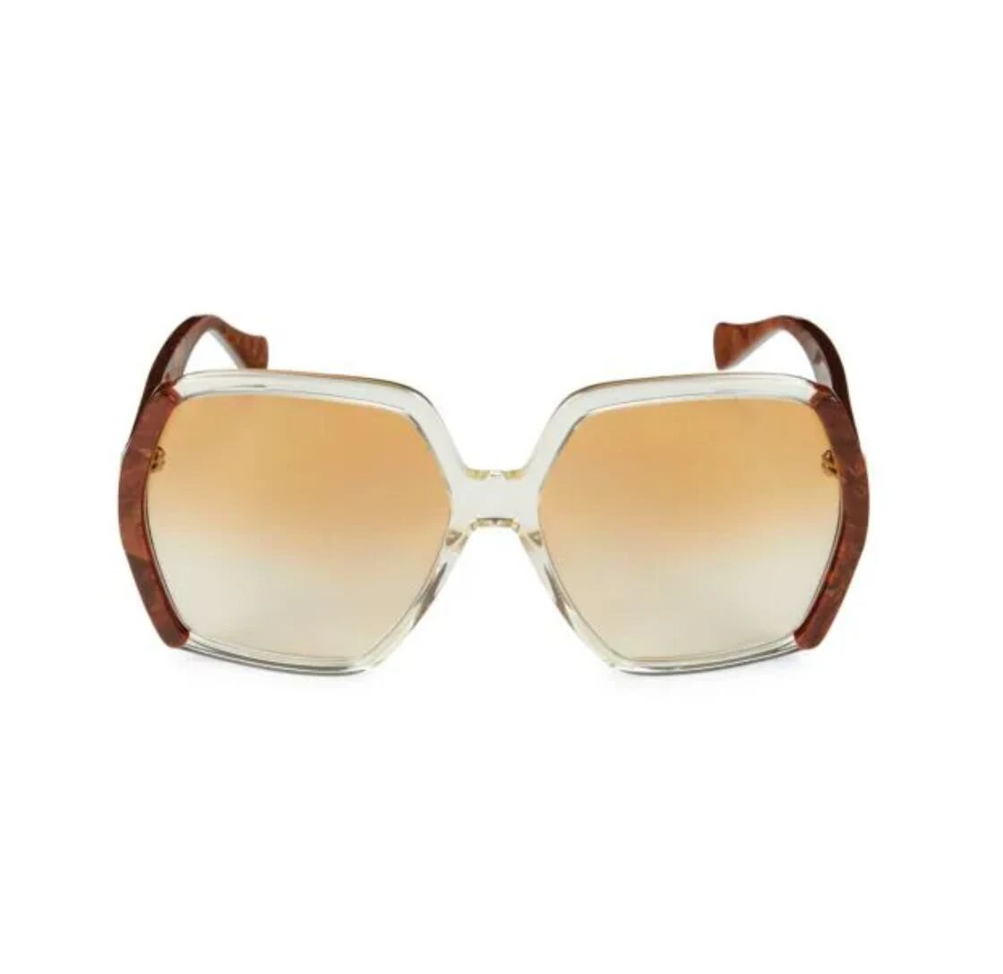 Gucci 65MM几何形太阳镜