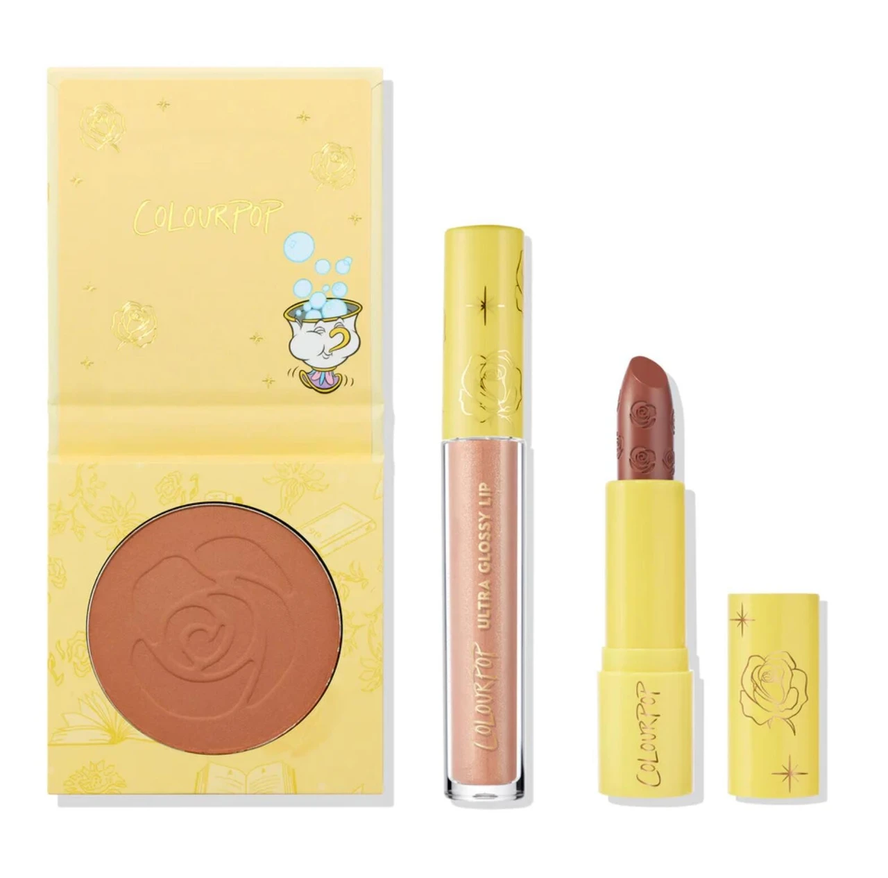 ColourPop x Beauty and the Beast唇颊套装kind at heart