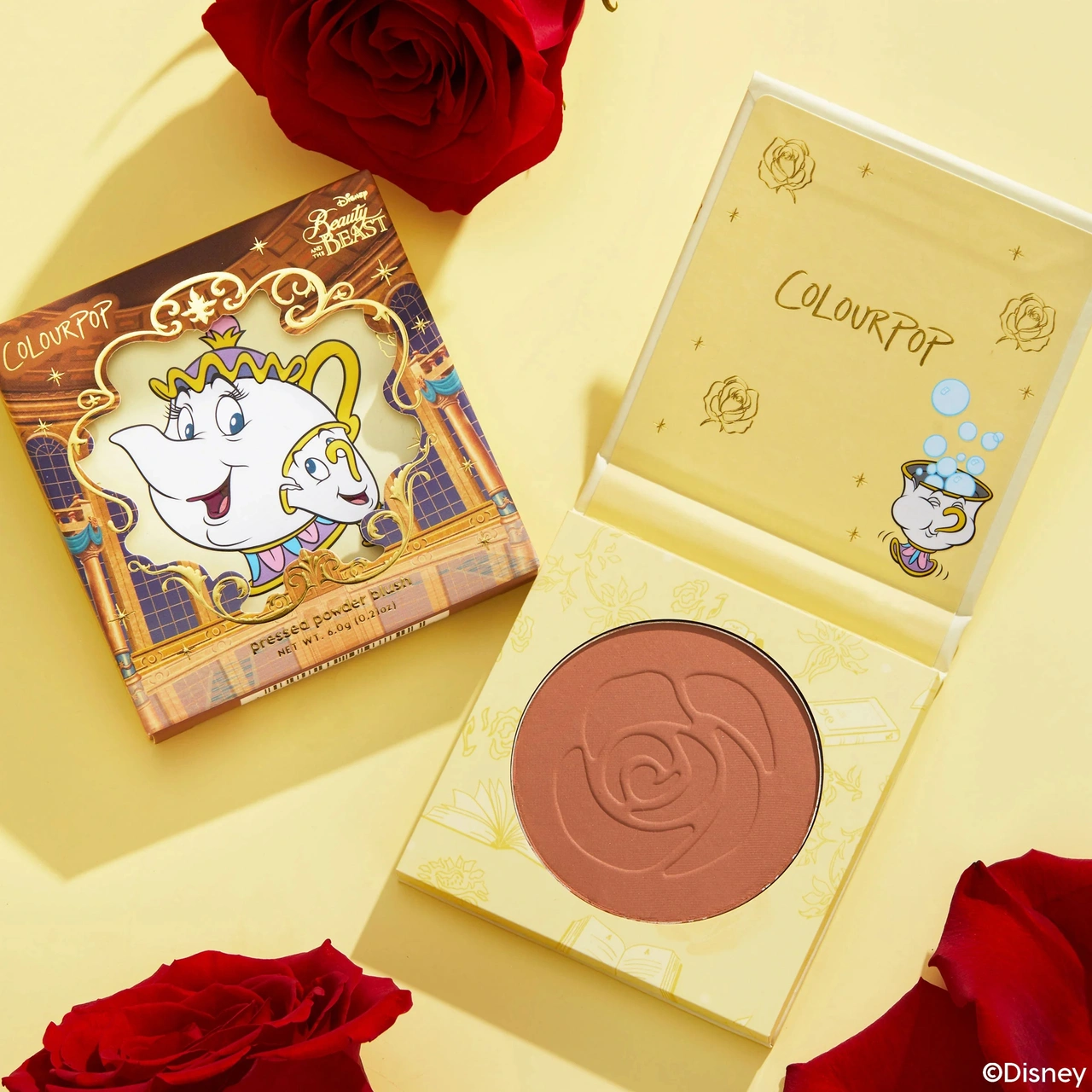 ColourPop x Beauty and the Beast单色腮红chip