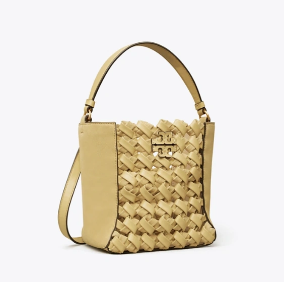 Tory Burch McGraw 草编水桶包