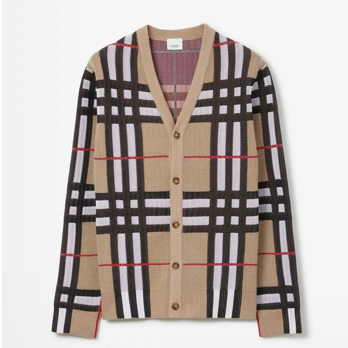 Burberry 格纹开衫