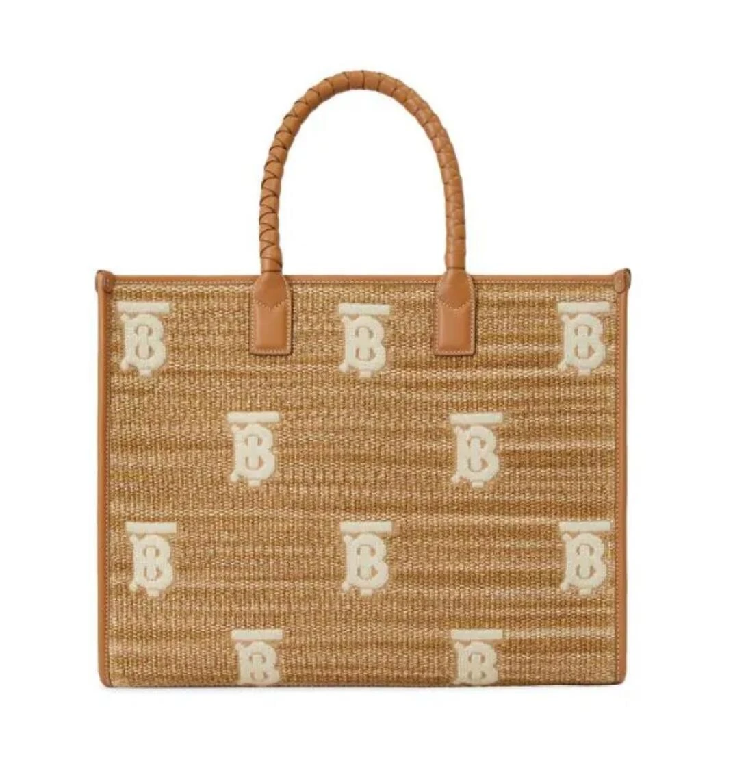  Freya Woven Logo Tote BURBERRY Freya Woven Logo 托特包