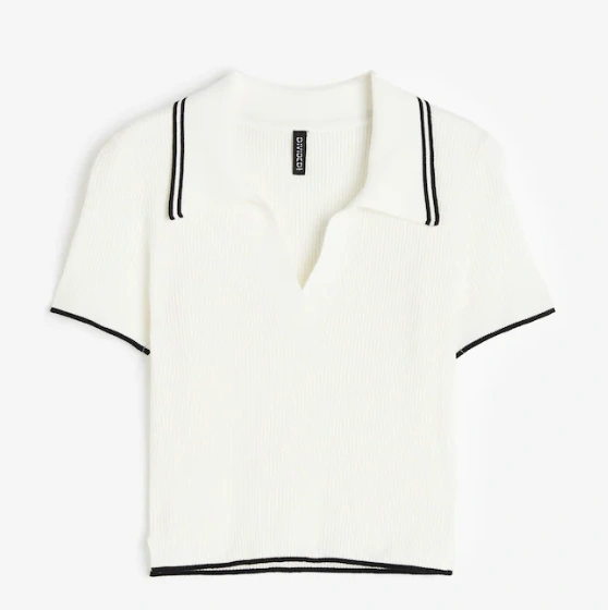 H&M 针织 Polo 衫