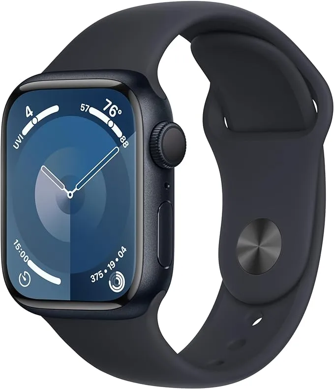 黑色！Apple Watch Series 9 GPS 41mm 智能手表