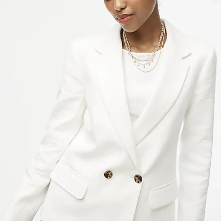 J.CREW 白色西装