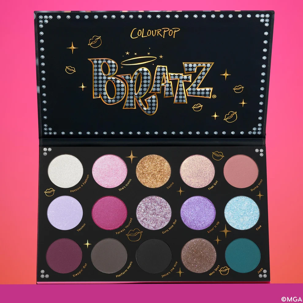 Bratz x ColourPop 联名款眼影 #Girls Nite Out